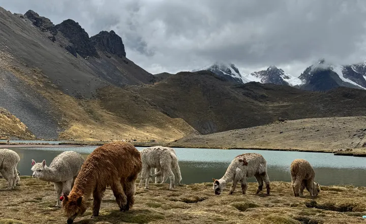 Lagunas de colores en la Cordillera Vilcanota