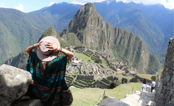 Vista de Machu Picchu durante el tour clásico